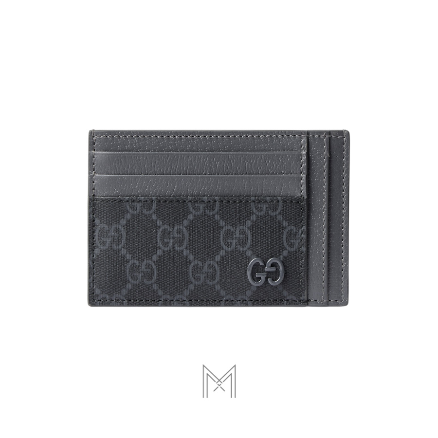 Ví đựng thẻ Gucci xám đen hoạ tiết GG Supreme chính hãng MVG10 2026 Ví đựng thẻ Gucci xám đen hoạ tiết GG Supreme chính hãng MVG10 2026