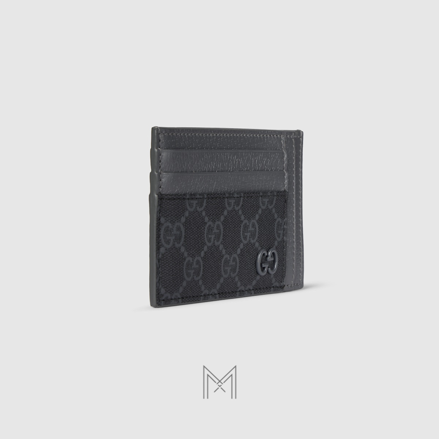 Ví đựng thẻ Gucci xám đen hoạ tiết GG Supreme chính hãng MVG10 2026 Ví đựng thẻ Gucci xám đen hoạ tiết GG Supreme chính hãng MVG10 2026