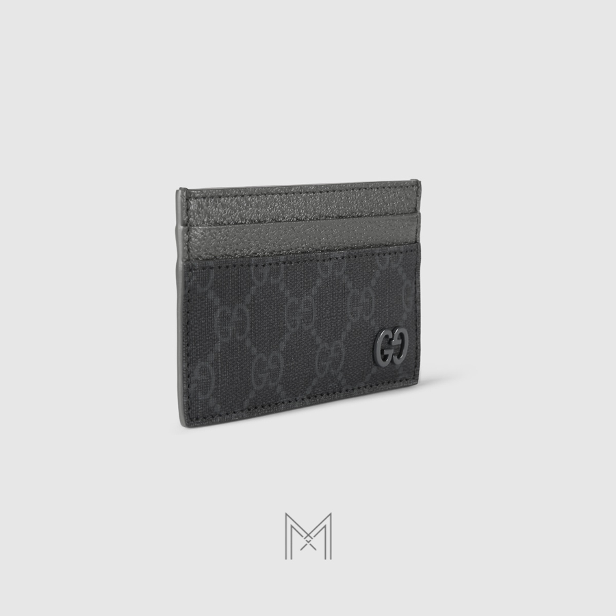 Ví đựng thẻ Gucci màu xám đen hoạ tiết canvas Supreme MVG08 2026 Ví đựng thẻ Gucci màu xám đen hoạ tiết canvas Supreme MVG08 2026