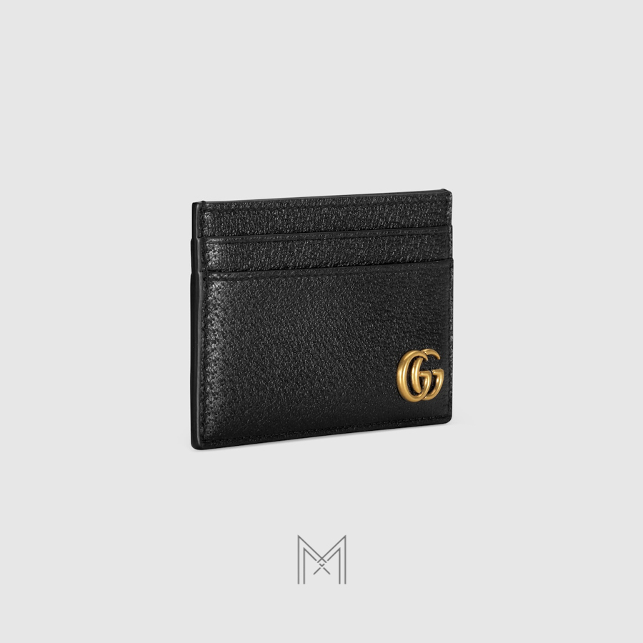 Ví ngắn Gucci da màu đen logo GG màu vàng chính hãng MVG54 2026 Ví ngắn Gucci da màu đen logo GG màu vàng chính hãng MVG54 2026
