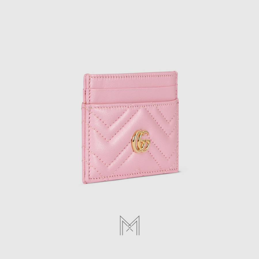 Ví ngắn Gucci da Nappa màu hồng chính hãng MVG95 2026 Ví ngắn Gucci da Nappa màu hồng chính hãng MVG95 2026