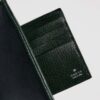 Ví gập đôi Gucci màu xanh hoạ tiết canvas monogram hàng hiệu MVG35 2026