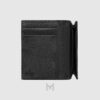 Ví ngắn Gucci da màu đen logo GG kim loại màu vàng hàng hiệu MVG56 2026