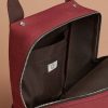 Balo Hermes Groom school màu đỏ quai nâu in chữ Hermès Sellier Paris MTH049 2026