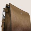 Clutch nam Montblanc Corteccia authentic màu nâu đen hiệu ứng chuyển màu MHCM005 2026