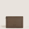 Clutch nam Montblanc nắp gập authentic màu nâu MHCM006 2026