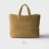 Túi xách Prada Crochet màu nâu nhạt chính hãng MHTP053 2026