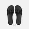 Dép quai ngang Versace Medusa '95 màu đen hàng hiệu MDV06 2026