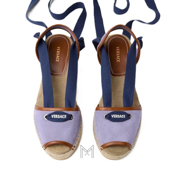 Sandals cao gót Versace Lola đế xuồng 65mm authentic MDV30