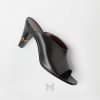Dép cao gót Versace Giulietta Mules 80 mm màu đen MDV40 2026 Dép cao gót Versace Giulietta Mules 80 mm màu đen MDV40 2026