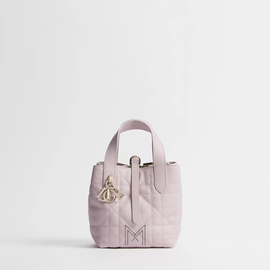 Túi Xách Đeo Chéo Dior Toujours Vertical Nano Tote Bag Rose Tendre Macrocannage Calfskin JTT008 2026 Túi Xách Đeo Chéo Dior Toujours Vertical Nano Tote Bag Rose Tendre Macrocannage Calfskin JTT008 2026