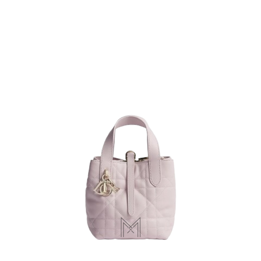 Túi Xách Đeo Chéo Dior Toujours Vertical Nano Tote Bag Rose Tendre Macrocannage Calfskin JTT008 2026 Túi Xách Đeo Chéo Dior Toujours Vertical Nano Tote Bag Rose Tendre Macrocannage Calfskin JTT008 2026
