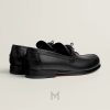 Giày Hermes Destin loafer màu đen authentic MGH080 2026