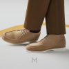 Giày Derby Hermes Line màu be cát da lộn chính hãng MGH039 2026 Giày Derby Hermes Line màu be cát da lộn chính hãng MGH039 2026