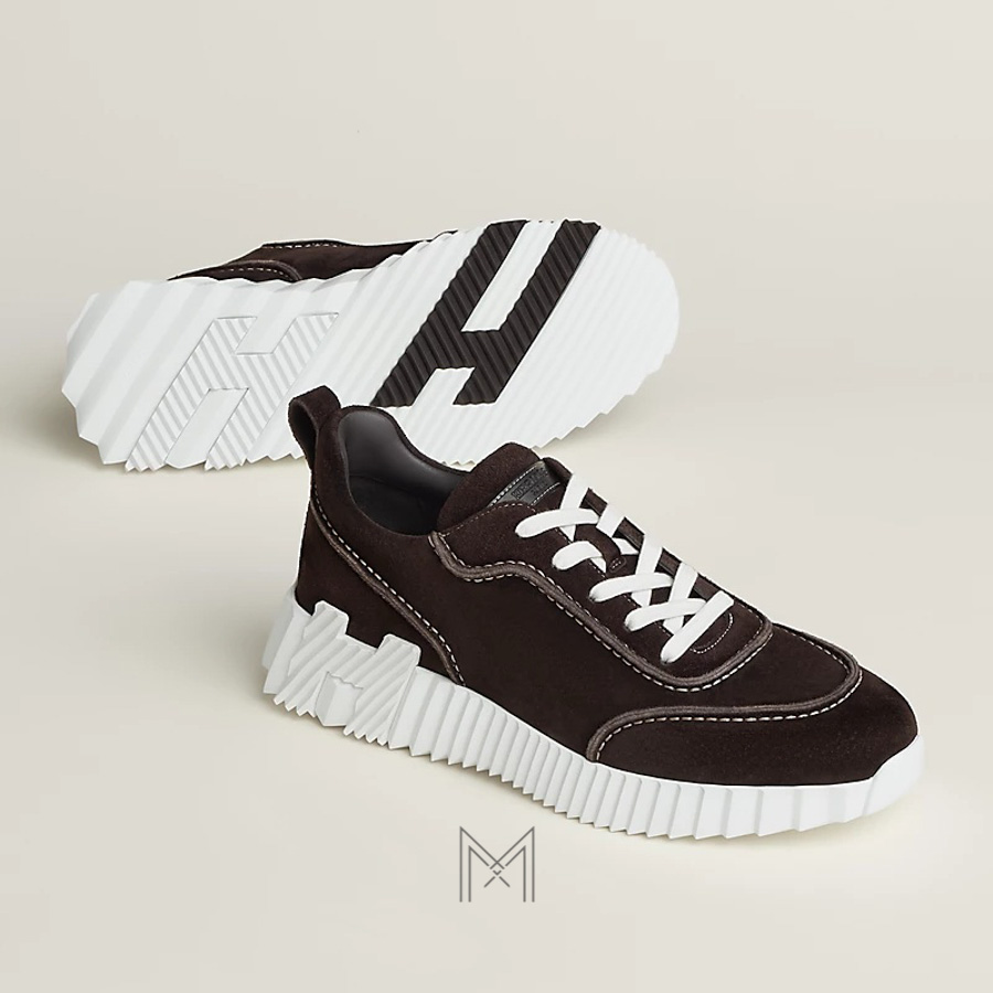 Giày thể thao Hermes Next sneaker màu nâu chính hãng MGH036 2026 Giày thể thao Hermes Next sneaker màu nâu chính hãng MGH036 2026