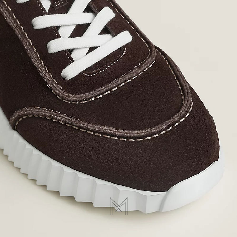 Giày thể thao Hermes Next sneaker màu nâu chính hãng MGH036 2026 Giày thể thao Hermes Next sneaker màu nâu chính hãng MGH036 2026