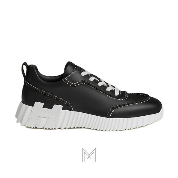 Giày thể thao Hermes Next sneaker màu đen authentic MGH035