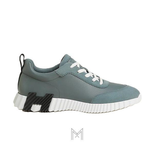 Giày Hermes Bouncing sneaker màu xanh hàng hiệu authentic MGH010