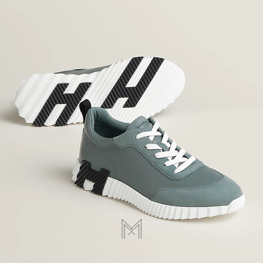 Giày Hermes Bouncing sneaker màu xanh hàng hiệu authentic MGH010 2026 Giày Hermes Bouncing sneaker màu xanh hàng hiệu authentic MGH010 2026