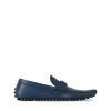 Giày moca nam Louis Vuitton màu xanh navy logo bạc authentic MHGL005 2026 Giày moca nam Louis Vuitton màu xanh navy logo bạc authentic MHGL005 2026