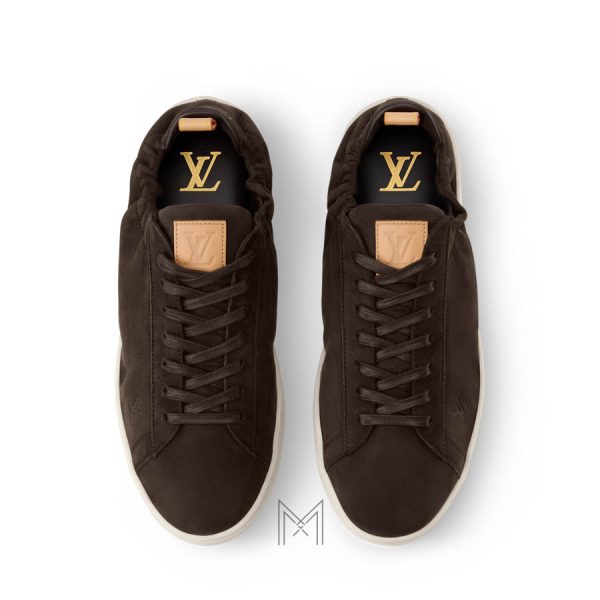 Giày thể thao nam Louis Vuitton màu nâu cà phê authentic MHGL011