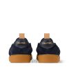 Giày thể thao nam Louis Vuitton màu xanh navy đế nâu chính hãng MHGL031 2026