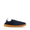 Giày thể thao nam Louis Vuitton màu xanh navy đế nâu chính hãng MHGL031 2026
