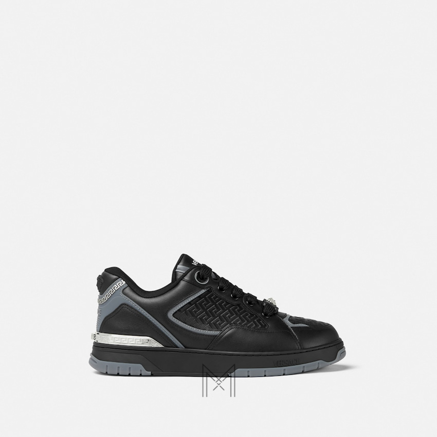 Giày thể thao Versace Biggie Basket màu đen hàng hiệu MGV081 2026 Giày thể thao Versace Biggie Basket màu đen hàng hiệu MGV081 2026