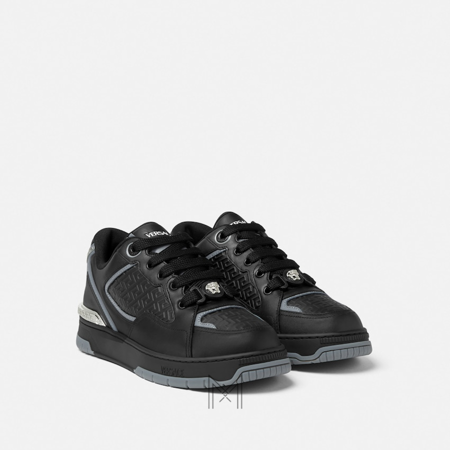 Giày thể thao Versace Biggie Basket màu đen hàng hiệu MGV081 2026 Giày thể thao Versace Biggie Basket màu đen hàng hiệu MGV081 2026