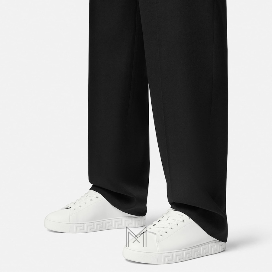 Giày Versace Greca Sneakers màu trắng chính hãng MGV028 2026 Giày Versace Greca Sneakers màu trắng chính hãng MGV028 2026