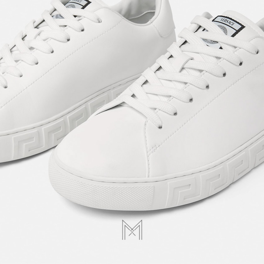 Giày Versace Greca Sneakers màu trắng chính hãng MGV028 2026 Giày Versace Greca Sneakers màu trắng chính hãng MGV028 2026