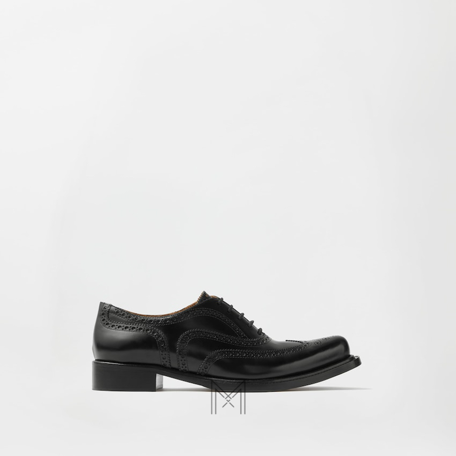 Giày Versace Maverick Leather Derby màu đen chính hãng MGV110 2026 Giày Versace Maverick Leather Derby màu đen chính hãng MGV110 2026