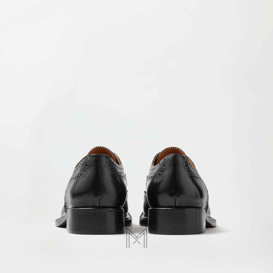 Giày Versace Maverick Leather Derby màu đen chính hãng MGV110 2026 Giày Versace Maverick Leather Derby màu đen chính hãng MGV110 2026