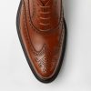 Giày tây Versace Maverick Leather Derby màu nâu MGV109 2026