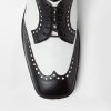 Giày Versace Mick Leather Derby màu đen phối trắng hàng hiệu MGV104 2026 Giày Versace Mick Leather Derby màu đen phối trắng hàng hiệu MGV104 2026
