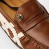 Giày da Loafer Versace Sakura màu nâu hoạ tiết trắng MGV098 2026