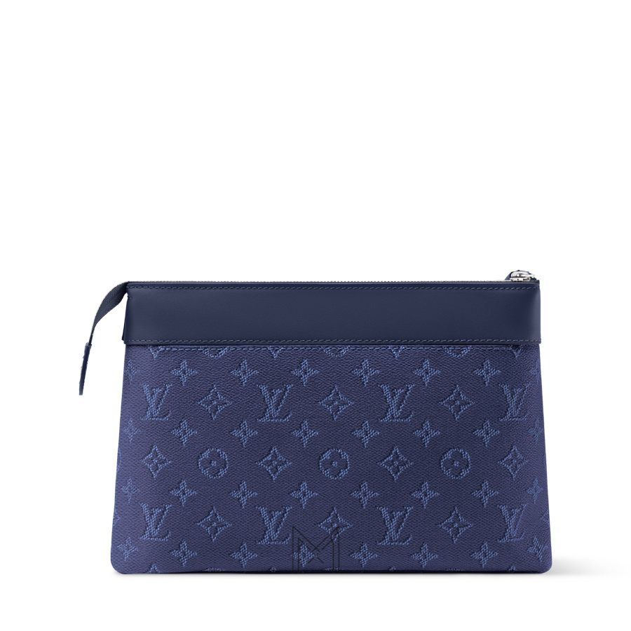Clutch Louis Vuitton Pochette Voyage Souple Màu Xanh Ocean VLV114 2026 Clutch Louis Vuitton Pochette Voyage Souple Màu Xanh Ocean VLV114 2026