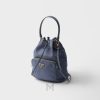 Túi xách Prada Duet màu xanh khóa vàng authentic MHTP029 2026