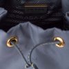 Túi xách Prada Duet màu xanh khóa vàng authentic MHTP029 2026