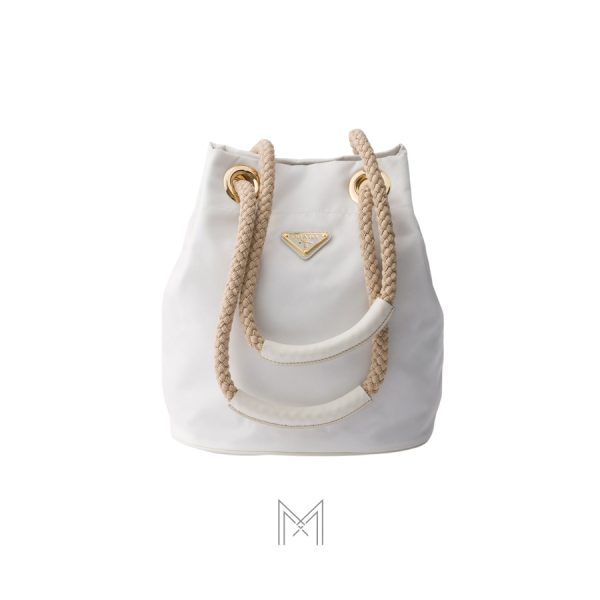 Túi xách Prada Mariner màu trắng chính hãng MHTP039
