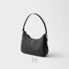 Túi đeo vai Prada Re-Edition 2005 màu đen da sần authentic MHTP028 2026