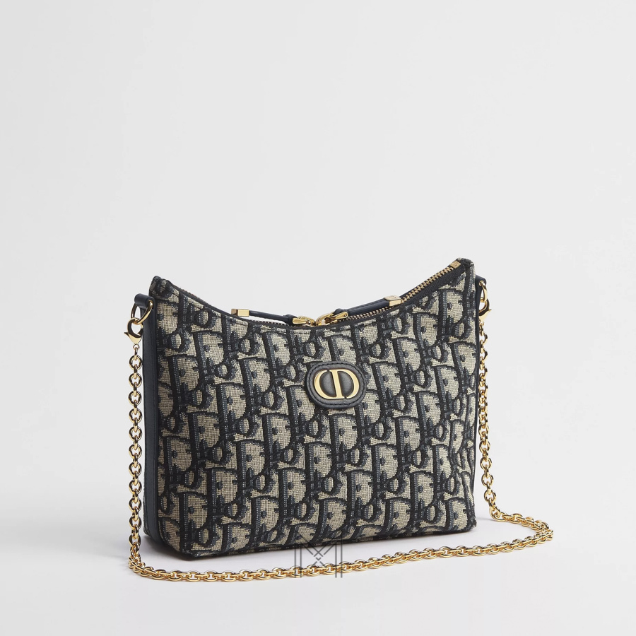 Túi Xách 30 Montaigne Diorling Mini Bag with Chain Blue Dior Oblique Jacquard JJT175 2026 Túi Xách 30 Montaigne Diorling Mini Bag with Chain Blue Dior Oblique Jacquard JJT175 2026