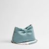 Túi Đeo Chéo Small Dior Bow Bag Bleu Tourmaline Lambskin JJT229 2026
