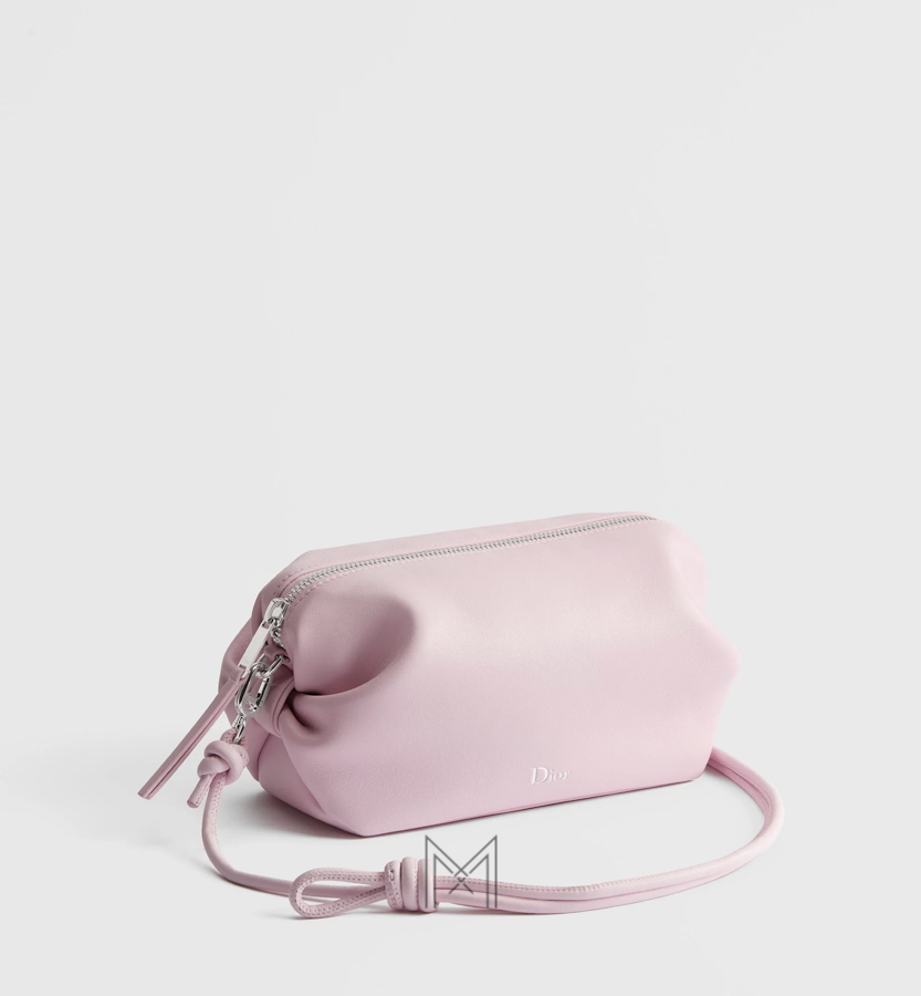 Túi Xách Dior Bow Pouch Rose Songe Supple Lambskin Authentic JTT092 2026 Túi Xách Dior Bow Pouch Rose Songe Supple Lambskin Authentic JTT092 2026