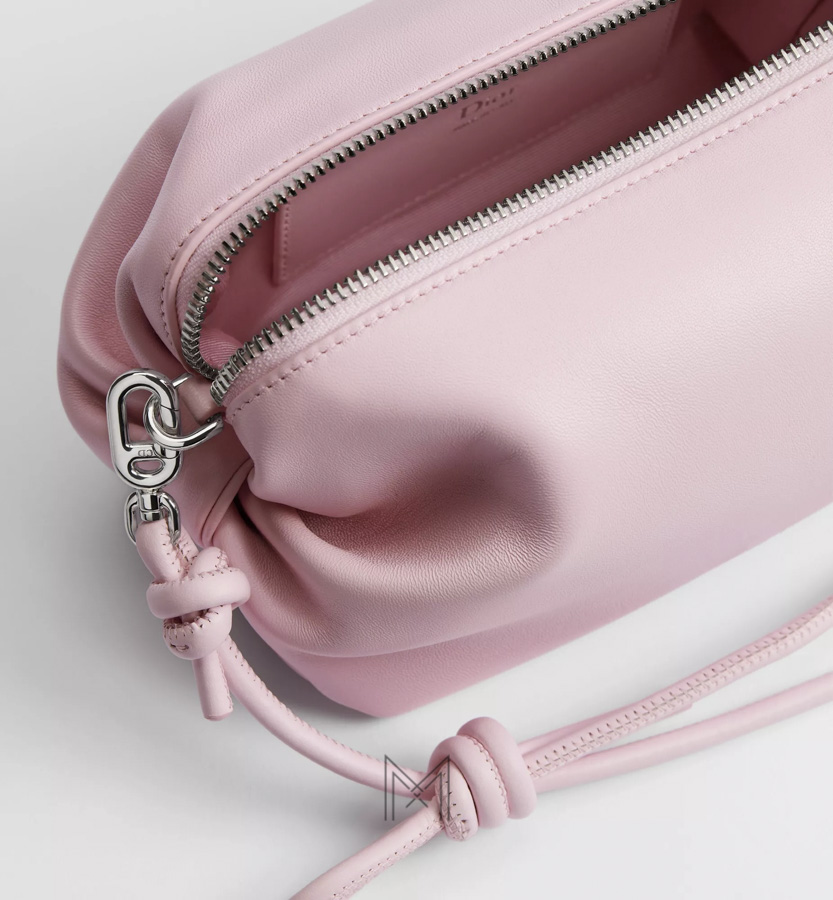 Túi Xách Dior Bow Pouch Rose Songe Supple Lambskin Authentic JTT092 2026 Túi Xách Dior Bow Pouch Rose Songe Supple Lambskin Authentic JTT092 2026