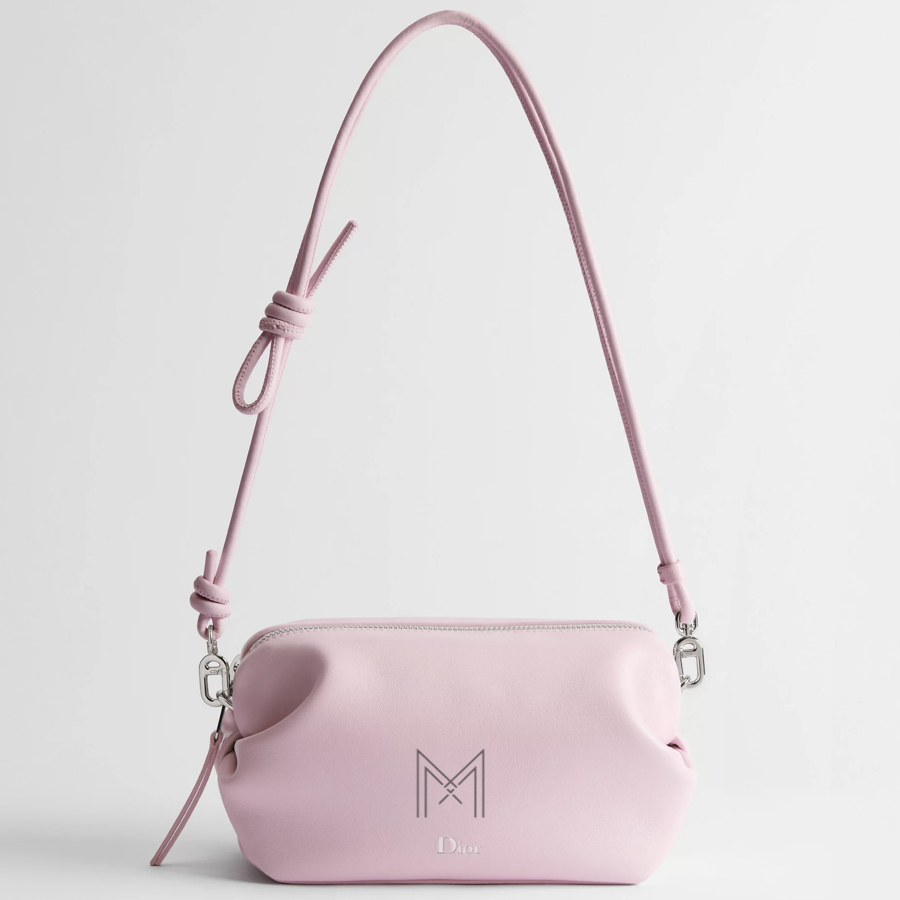 Túi Xách Dior Bow Pouch Rose Songe Supple Lambskin Authentic JTT092 2026 Túi Xách Dior Bow Pouch Rose Songe Supple Lambskin Authentic JTT092 2026