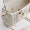 Túi Xách Đeo Chéo Dior Lady D-Joy Micro Bag Latte Cannage Lambskin JTT016 2026 Túi Xách Đeo Chéo Dior Lady D-Joy Micro Bag Latte Cannage Lambskin JTT016 2026