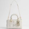 Túi Xách Đeo Chéo Dior Lady D-Joy Micro Bag Latte Cannage Lambskin JTT016 2026 Túi Xách Đeo Chéo Dior Lady D-Joy Micro Bag Latte Cannage Lambskin JTT016 2026
