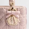 Túi Xách Dior Mini Lady D-Joy Bag Pale Pink Cannage Satin and Strass JTT075 2026 Túi Xách Dior Mini Lady D-Joy Bag Pale Pink Cannage Satin and Strass JTT075 2026
