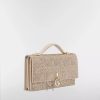 Túi Xách Dior Or My Dior Mini Bag Caramel Beige Microbead-Embroidered Cotton with Cannage Motif JJT170 2026